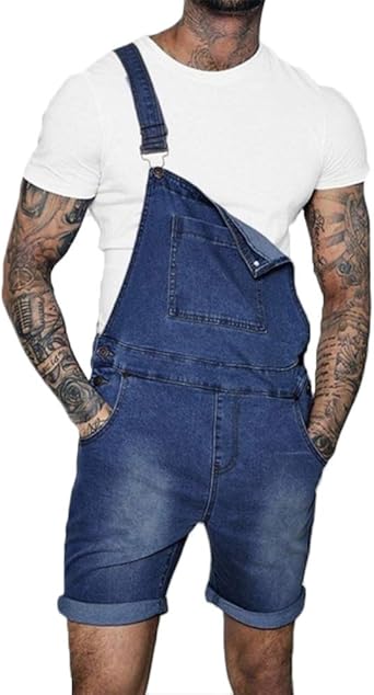 mens short dungarees uk