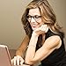 BlackComputer Reading Glasses 1.00 _ Protect Your Eyes Against Eye Strain, Fatigue and Dry Eyes from Digital Gear with Anti Blue Light, Anti UV, Anti Glare, and are Anti Reflective,pack of 2
