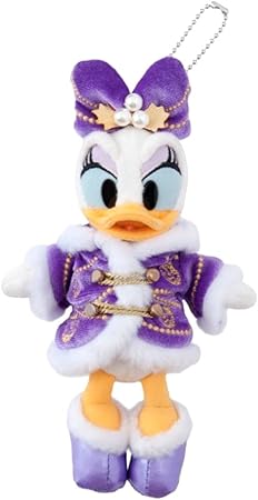 Amazon 11 2 順次発送 ディズニー クリスマス ウィッシュ 17 シー ぬいぐるみバッジ デイジー ダック ファー ぬいば チェーンバッジ シー限定 グッズ おもちゃ おもちゃ