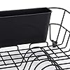 simplywire-Black-Dish-Drainer-with-Cutlery-Basket-Anti-Rust simplywire - Dish Drainer - Anti Rust Drying Rack – Black with Black Cutlery Basket