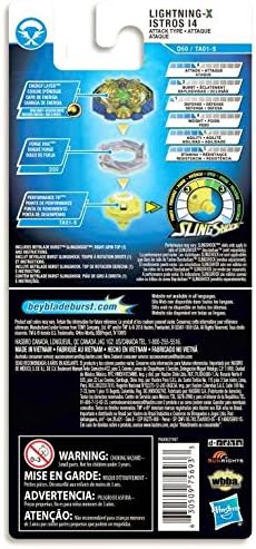 Beyblade Burst Turbo Slingshock Single Top - Lightning X Istros I4 - Image 4
