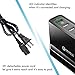 iClever BoostCube+ 60W 6 Port USB Wall Charger | Desktop Charger, 5 Ft Detachable Power Cord Charging Station for iPhone 7/6s, iPad Pro/Air 2/mini, Galaxy, LG, Nexus, HTC and More