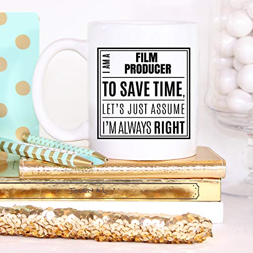 Film Producer Coffee Mug 11 oz - I Am A Film Producer. I'm Always Right - Film And Television Producer, Film and Music Producers Mug - Film & TV Producer Unique Coffee Mug - Film Producer Mug - Thumbnail 5