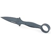Cold Steel Drop Forged Battle Ring 2 3.5" 52100 High-Carbon Steel Fixed Blade EDC Tactical Hunting Utility Knife w/ 5.5" Ergonomic Handle, Internal Guard, Resistant Secure-Ex Sheath