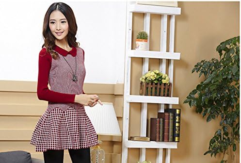 Amazon 14年秋と冬のファッション新しい韓国のスリム薄い人形の襟フェイク2長袖のドレスからでも補助金 One Size セーター 通販