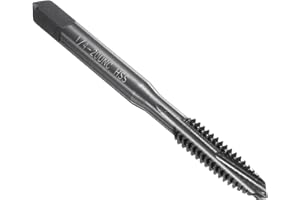 uxcell Spiral Point Thread Tap 1/4-20 UNC 2B, Nitride Coated Machine Screw Tap Tapping Bit Threading Repair Tool, M2 High-Spe