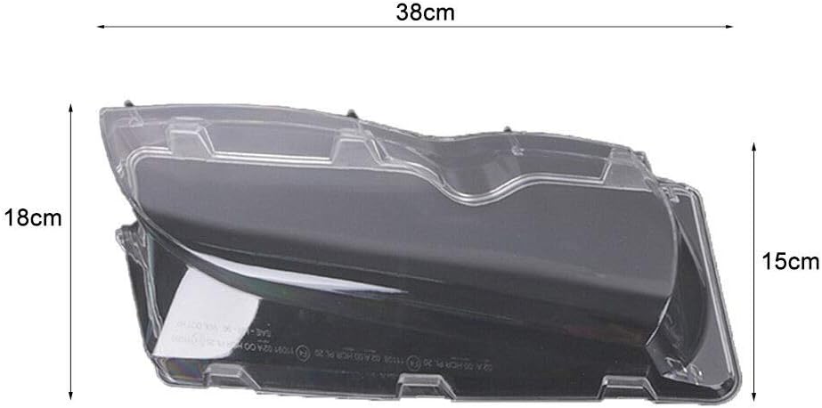 Facaimo Headlight Headlamp Lens Cover for 02-05 BMW 320i 325i E46 3-Series 4 Door