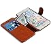 Lockwood iPhone 6/6s | Folio Wallet Card Case | Faux Leather | Vintage Brown | (4.7 Inch) | Ultra Slim & Light