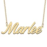 GR35Z9 Marlee Name Necklace Gift for Her His Friend
