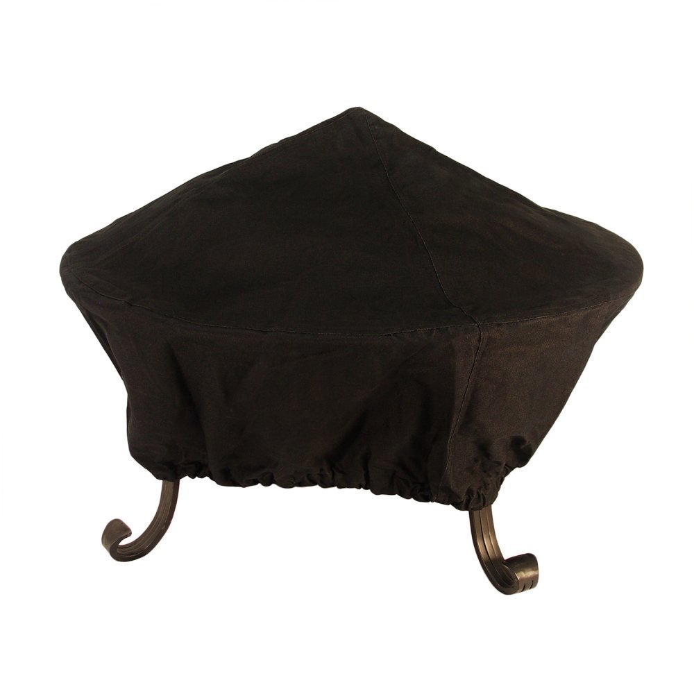 Catalina Creations All Weather Black Vinyl Fire Pit Cover With