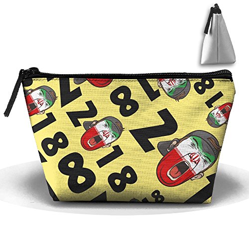 3fd3 Cubes 2018 Soccer Fans Iran Foldable Makeup Pouch Zipper Travel Cosmetic And Toiletries Organizer Shaving Kit Bags