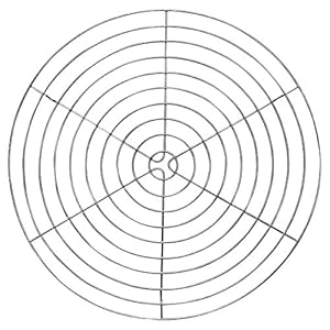 Städter 464070 taartrooster rond, chroom/zilver, 32 x 32 x 1,5 cm