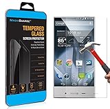 MagicGuardz®, Made for SHARP AQUOS Crystal 306, Premium Real Tempered Glass Screen Protector Shield, Retail Box