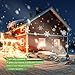 Christmas Projector Lights Snowflake New Year Projection, IP65 Waterproof for Garden House Outdoor Indoor Snowfall Snow LED Decoration for Xmas, Valentine’s Day, Wedding, Parties