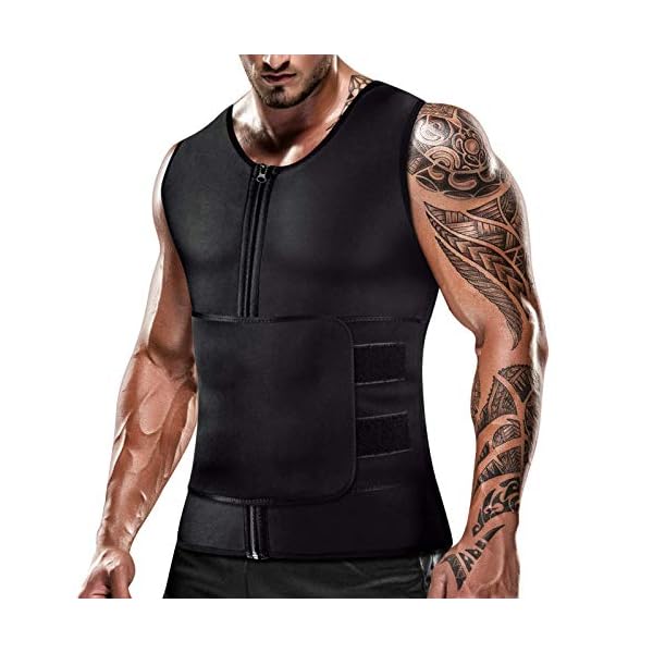 zipper sauna vest