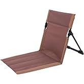 JQlabeit Ultra-Light Folding Camping Chair with Backrest,Outdoors Relaxing Floor Seat for SwimmingPool Beach Lawn Picnic Road Trips