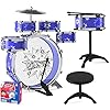 EMAAS-Kids-Jazz-Drum-Set-for-Kids--5-Drums-2-Drumsticks-Kick-Pedal-Cymbal-Chair-Stool--Ideal-Gift-Toy-for-Kids-Teens-Boys-Girls-Stimulates-Musical-Talent-Imagination-and-Creativity EMAAS Kids Jazz Drum Set for Kids – 5 Drums, 2 Drumsticks, Kick Pedal, Cymbal Chair, Stool – Ideal Gift Toy for Kids, Teens, Boys & Girls - Stimulates Musical Talent Imagination and Creativity