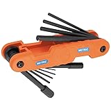 Klein Tools 70550M Pro Folding Hex Key Set, 10-Key
