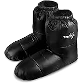 Tentock Down Booties Ultralight Water-Resistant Camping Down Socks Winter Thermal Foot Down Slippers Backpacking Men & Women for Sleeping
