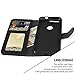 Google Pixel XL Case, TAURI [Stand Feature] Wallet Leather Case with Card Pockets Protective Case Flip Cover For Google Pixel XL - Black