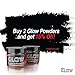 Charcoal Teeth Whitening Powder by Active GLOW - Made in USA - Organic Activated Coconut Charcoal 100% Natural Tooth Whitener Safe for Enamel & Sensitive Teeth Stain remover - Mint Flavor, 2 oz