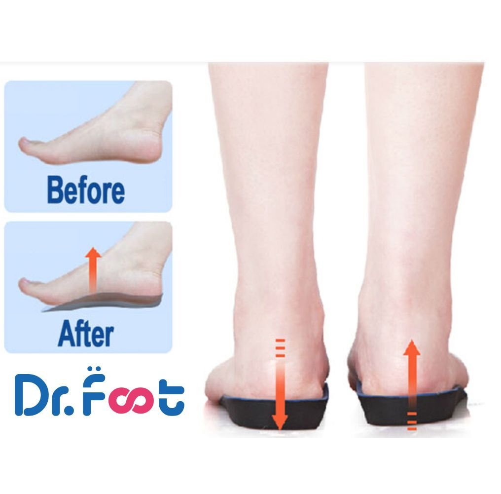 Dr. Foot\'s 3/4 Length Orthotics Insoles - Best Insoles For Corrects Over-pronation,Fallen Arches, Fat Feet - Plantar Fasciitis, Heel Spurs, Bunions, And Other Foot Conditions (S - W7-8.5 | M5.5-7)
