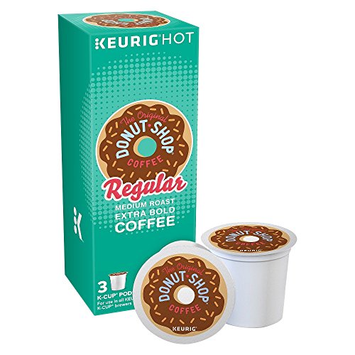The Original Donut Shop Regular K-Cups, 6 pack And Contigo Travel Mug Gift Set Bundle (Gun Metal)