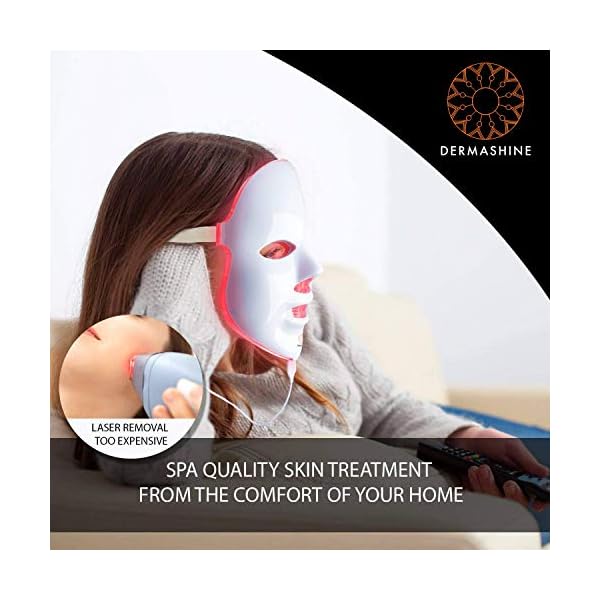 Download Dermashine Pro 7 Color Led Mask For Face Photon Red Light For Healthy Skin Rejuvenation Therapy Collagen Anti Aging Wrinkles Scarring Korean Skin Care Facial Skin Care Mask Led PSD Mockup Templates