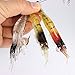 Goture Soft Lures Shrimp Bait Set Kit Lots for Freshwater Trout Bass Salmon 3pcs