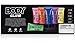 Super-Bright, Premium UV Black-Light Body Paint. Easy To ApplyNon Greasy Formula Washes Off in Seconds - No More Scrubbing! 100% Skin-Friendly, Non-Toxic & Fragrance-Free! (0.34 oz x 6 Bottles).