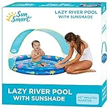 SunSmart Lazy River Kiddie Pool with Two Toy