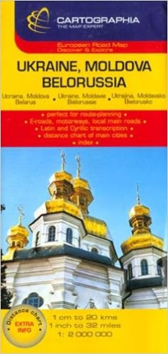 Ukraine, Moldova, Belarus (Cartographia Country Maps) (French, English and German Edition)