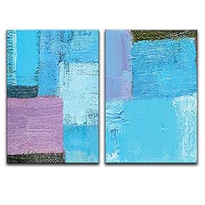 signwin 2 Panel Canvas Wall Art Abstract Canvas...