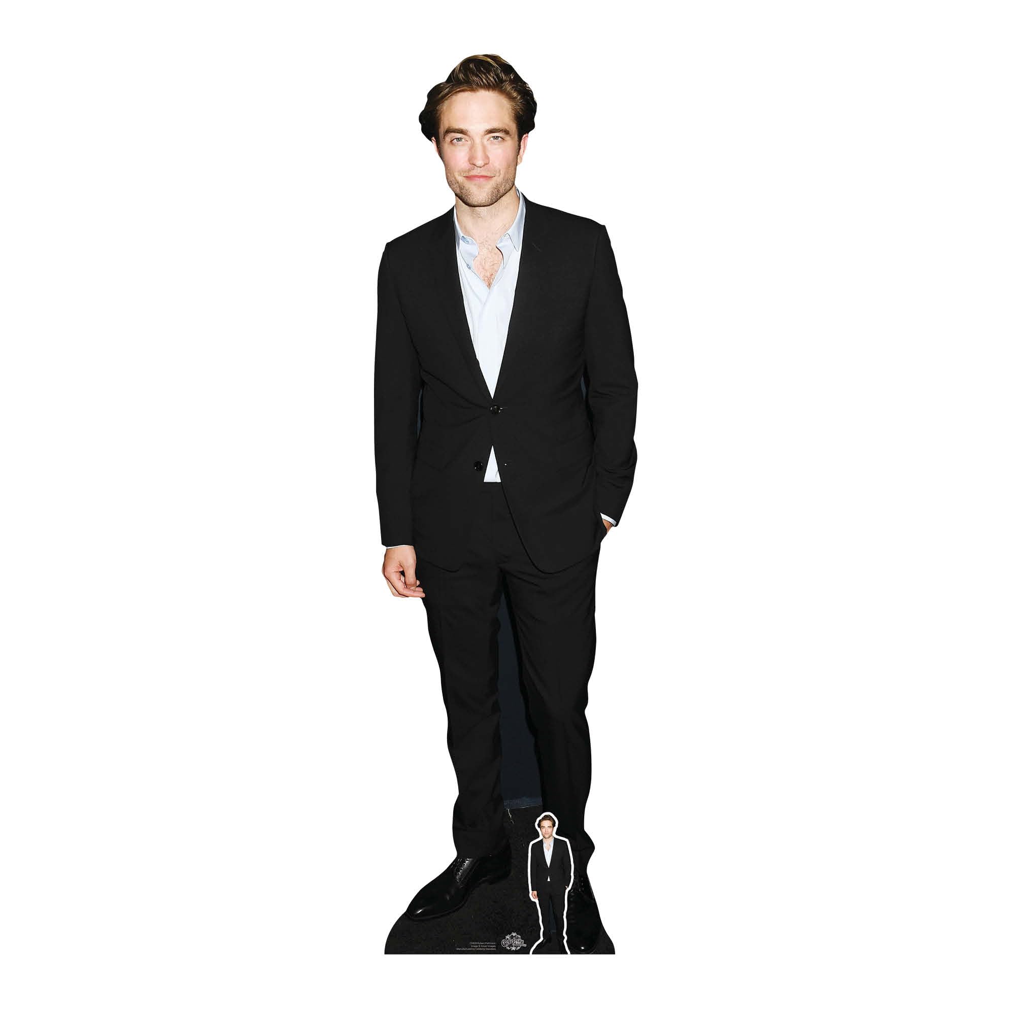 Star Cutouts CS828 Robert Pattinson Lifesize Cardboard Cutout with Mini – Movie Star Party Decoration, Fan Display & Collector Gift