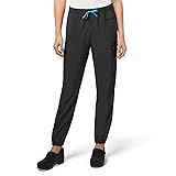 Cross-Flex Women's Jogger Scrub Pant Black