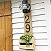 6 Inch House Numbers, Cast Iron Metal Home Address Number, Heavy Duty & Sturdy, Unique Hammered Look, Number 1