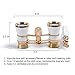 Uarter Opera Glasses Theater Vintage Binoculars With Handle Silver with Gold Trim 3X25