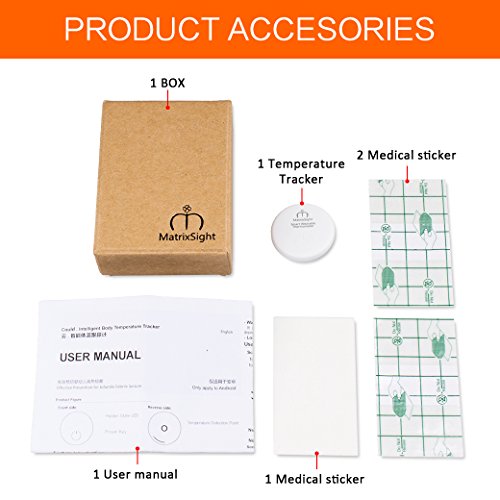 MatrixSight Smart Body Temperature Tracker 24 Hour