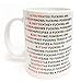 Ceramic Coffee Mug Grammar Expletive and Rude Mugs Middle Finger Cute Mugs - Funny Saying Flip Off Porcelain Coffee Cup with White, 11Oz