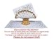 TROLIR Luncheon Napkins, White with Gold Dots, 3-ply, Pack of 50 Decorative Paper Napkins 6.5x6.5 inch, Stamped with Sparkly Gold Foil Dots, Ideal for Wedding, Party, Birthday, Dinner, Lunch, Cocktail