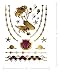 Terra Tattoos Butterfly Temporary Tattoos - 75 Metallic Tattoos Mermaid Flowers
