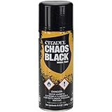Games Workshop Citadel Spray Paint Chaos Black 9.9 Oz