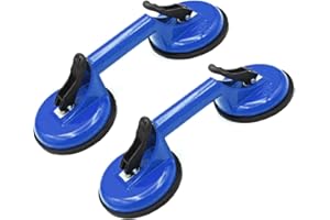 VICHUNHO Glass Lifting Suction Cups Heavy Duty Vacuum Aluminum Alloy Handle Holder to Lift Large Glass/Floor Gap Fixer/Tile Lifter/Moving Window,Mirror/Windshield Removal & Install Tool