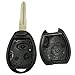 Horande Replacement Key Fob Cover Case fit for Land Rover Discovery Keyless Entry Remote Key Fob Shell (Pack 2)