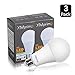 22W (150-200 Watt Equivalent) A21 Dimmable LED Light Bulb, 2680 Lumens 5000K Daylight White, E26 Medium Screw Base, UL Listed, XMprimo - 3 Pack