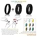 UROKAZ   Silicone Wedding RingBlack   BlackSize 7  Inner Diameter ~ 17.32 mm