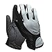 AUCH 1Pair New/Durable Men/Women High Quality Nylon+Silicone Material Chroma Full Sun Gloves for Summer Cycling/Camping Outdoor UV Protection,Large,Black