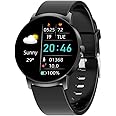 OYG Smart Watch with Body Thermometer NFC Function, IP68 Waterproof Fitness Tracker with Heart Rate Blood Pressure Blood Oxyg