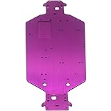 Vgoohobby 04001 CNC Aluminum Chassis Plate Upgrade Parts Compatible with Redcat HSP 94111 94107 94118 1/10 Monster Truck Off 