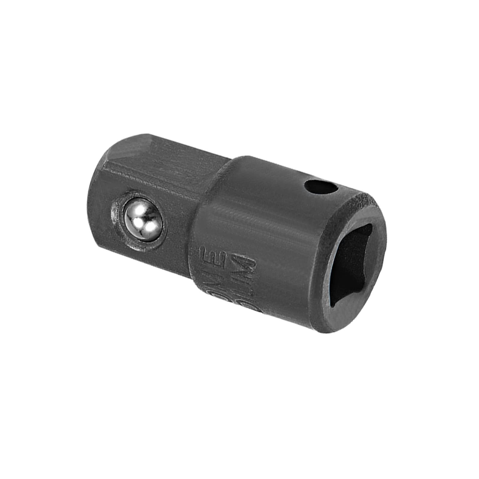 Kozelo Socket Adapter - [1/4" (F) x 3/8" (M)] Female to Male Conversion Tool for Driver/Ratchet Wrench Use, CR-V Steel Black